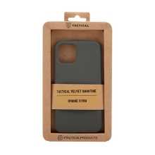 Kryt TACTICAL Velvet Smoothie pro Apple iPhone 11 Pro - příjemný na dotek - silikonový - olivově zelený