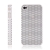 Ochranný kryt / pouzdro pro Apple iPhone 4 děrovaný - stříbrný