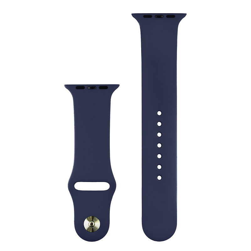 Řemínek COTEetCI pro Apple Watch 45mm / 44mm / 32mm - velikost M / L - silikonový - tmavě modrý