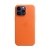Originálny kryt pre Apple iPhone 14 Pro Max - MagSafe - kožený - oranžový