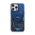 Kryt pre Apple iPhone 14 Pro Max - kompatibilný s MagSafe - plast/guma - pretekársky motív - modrý