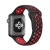 Řemínek pro Apple Watch Ultra 49mm / 46mm / 45mm / 44mm / 42mm - silikonový - černý / červený - (M/L)