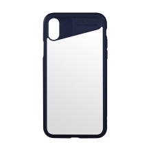 Kryt BENKS pro Apple iPhone 12 / 12 Pro - plastový / gumový - šedý / černý