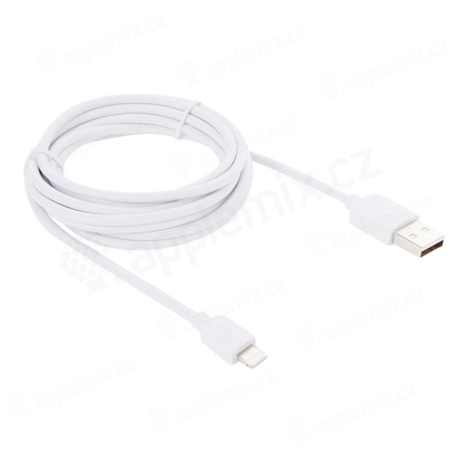 Synchronizační a nabíjecí kabel Lightning pro Apple iPhone / iPad / iPod  - silný - modrý