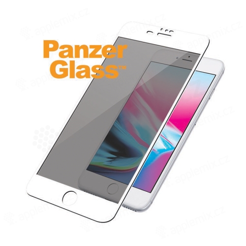 Tvrzené sklo / Tempered Glass PanzerGlass Premium pro Apple iPhone 6 / 6S / 7 / 8 - bílý rámeček