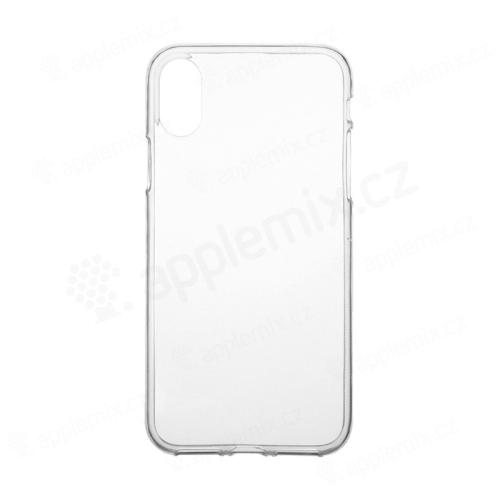 Kryt pre Apple iPhone X / Xs - gumový - priehľadný