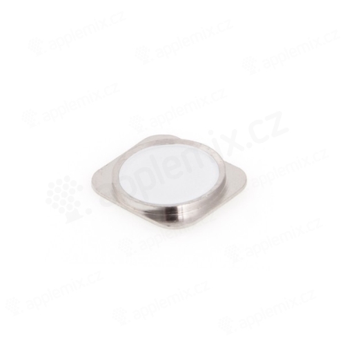 Tlačítko Home Button ve stylu 5S pro Apple iPhone 5 / 5C - stříbrno-bílé