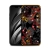 Kryt NXE pro Apple iPhone Xr - květinový motiv s kamínky - červený