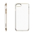 Kryt BASEUS pro Apple iPhone  7 / 8 - gumový - průhledný / zlatý