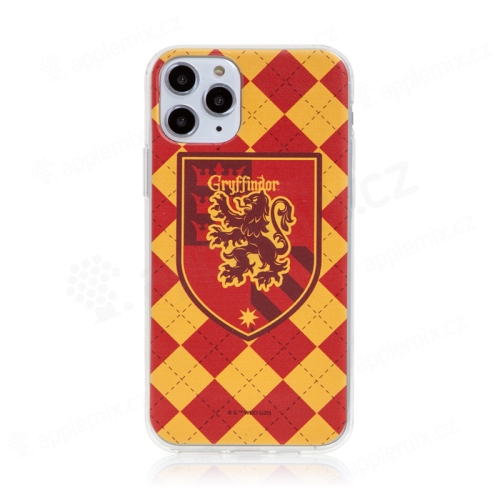 Kryt Harry Potter pre Apple iPhone 12 / 12 Pro - gumový - s emblémom Nebelvíru