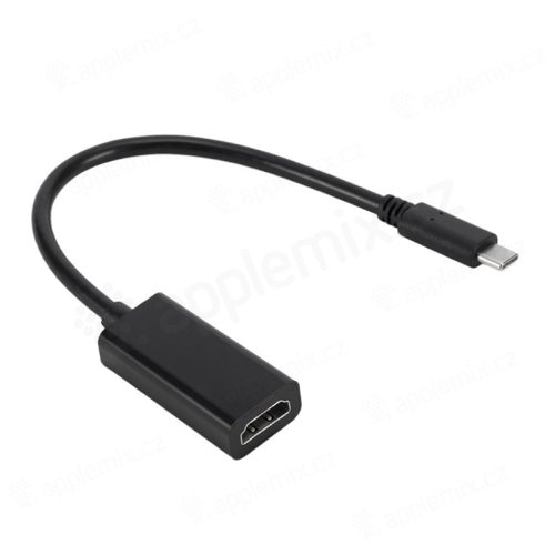 Apple iPad / MacBook adaptér / redukcia - USB-C na HDMI - 10 cm - čierna