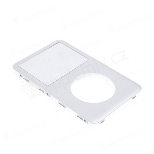Predná strana pre Apple iPod Classic - strieborná - kvalita A+