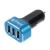Výkonná autonabíječka iFans (5.1A) s 3 USB porty pro Apple iPhone / iPad / iPod a další zařízení - modro-černá