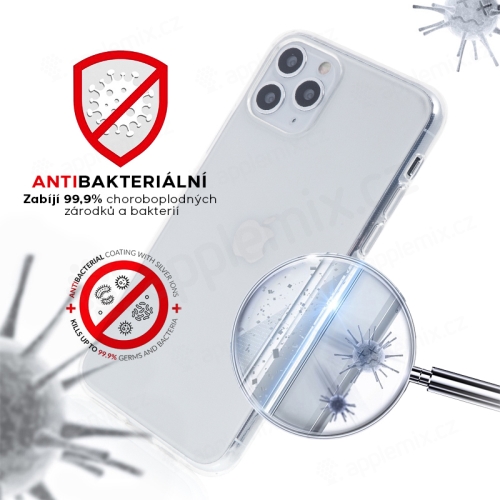 Kryt Forcell pre Apple iPhone 11 Pro - antibakteriálny - gumový - priehľadný