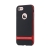 Kryt ROCK Royce pro Apple iPhone 7 / 8 gumový / červený plastový rámeček - černý
