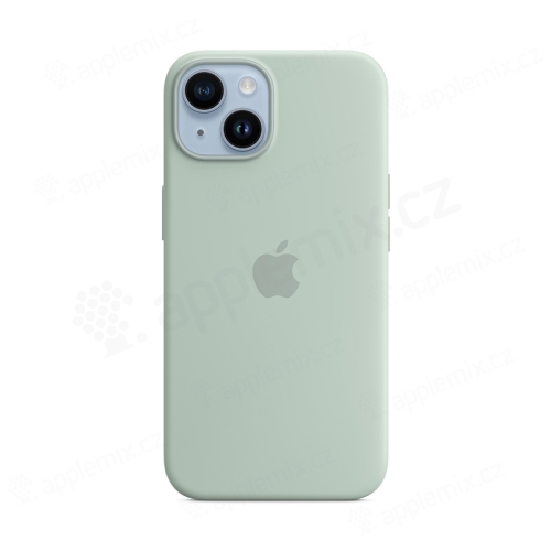Originální kryt pro Apple iPhone 14 - MagSafe - silikonový - dužnatkově modrý