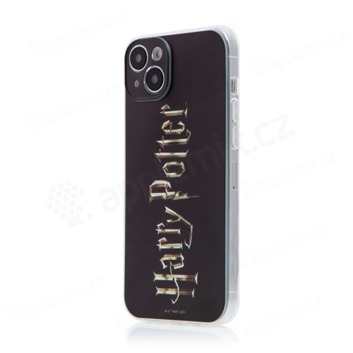 Kryt Harry Potter pro Apple iPhone 15 - gumový - černý