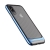 Kryt USAMS pro Apple iPhone X - vroubkovaný - plastový / gumový - průhledný / modrý