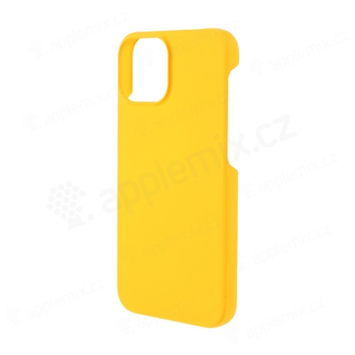 Kryt pre Apple iPhone 13 mini - mäkčený povrch - plast - žltý
