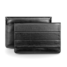 Brašna QIALINO pro Apple MacBook Air / Pro 13 kožená luxusní - černá