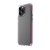 Kryt DEVIA pre Apple iPhone 13 Pro - plast / guma - priehľadný / ružové linky