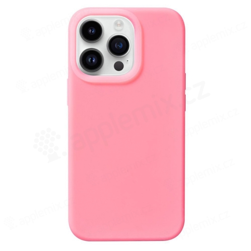 Kryt pro Apple iPhone 15 Pro - plastový / siikonový - svítivě růžový