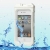 Voděodolné plasto-silikonové pouzdro iPega pro Apple iPhone 4 / 4S - bílo-průhledné