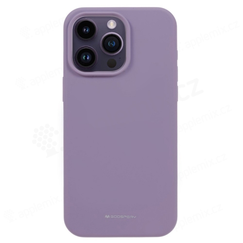 MERCURY Silky-Soft kryt pre Apple iPhone 15 Pro - príjemný na dotyk - silikónový - fialový