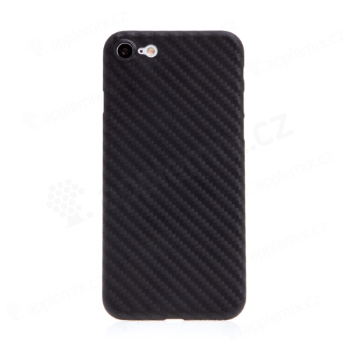 Kryt / obal WIWU pro Apple iPhone 7 / 8 / SE (2020) / SE (2022) - karbonová textura- plastový - černý