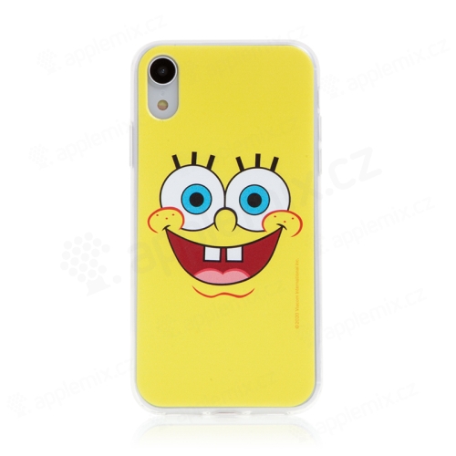 Kryt Sponge Bob pro Apple iPhone Xr - gumový - vysmátý Sponge Bob