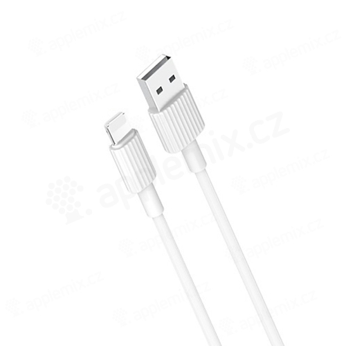 Synchronizační a nabíjecí kabel XO Lightning pro Apple iPhone / iPad - 1m - bílý