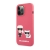 Kryt KARL LAGERFELD pre Apple iPhone 13 Pro Max - silikónový - Karl and Choupette - ružový