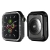 Kryt / puzdro pre Apple Watch 41 mm - s kamienkami - plastové - čierne