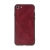 Kryt pre Apple iPhone 7 / 8 / SE (2020) / SE (2022) - syntetická koža / guma - červený