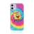 Kryt Sponge Bob pro Apple iPhone 12 mini - gumový - psychedelický Sponge Bob