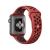 Remienok pre Apple Watch Ultra 49 mm / 45 mm / 44 mm / 42 mm - silikónový - červený / čierny - (M/L)