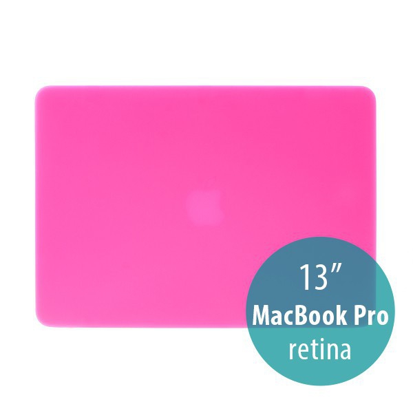 Obal / kryt pro Apple MacBook Pro 13 Retina (model A1425, A1502) - tenký - plastový - matný - růžový
