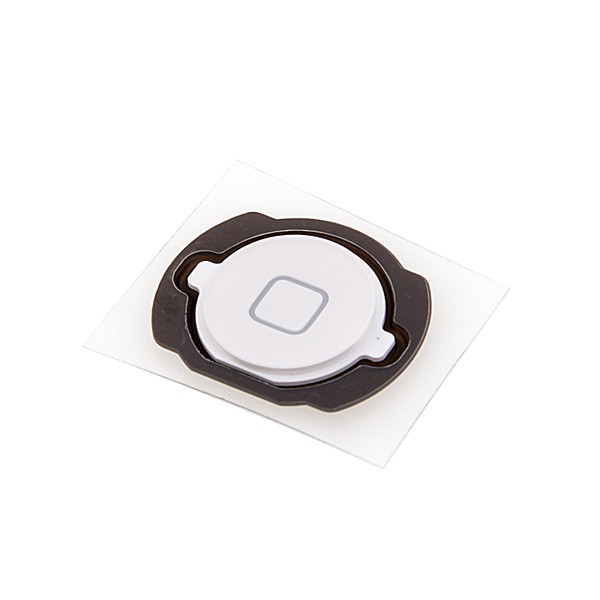 Tlačítko Home Button pro Apple iPod touch 4.gen. - bílé - kvalita A+