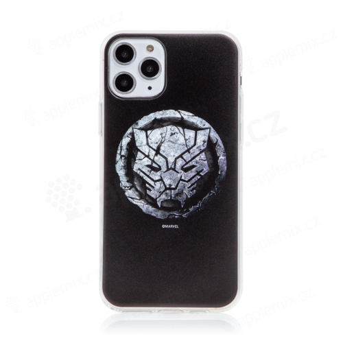 Kryt MARVEL pre Apple iPhone 11 Pro - Black Panther - gumový - čierny
