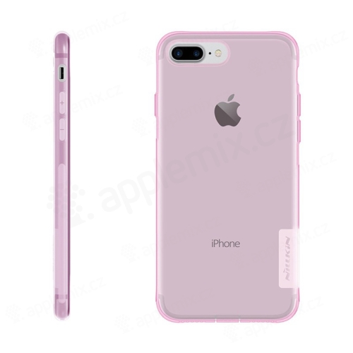 Kryt Nillkin pro Apple iPhone 7 Plus / 8 Plus gumový protiskluzový / antiprachová záslepka - růžový