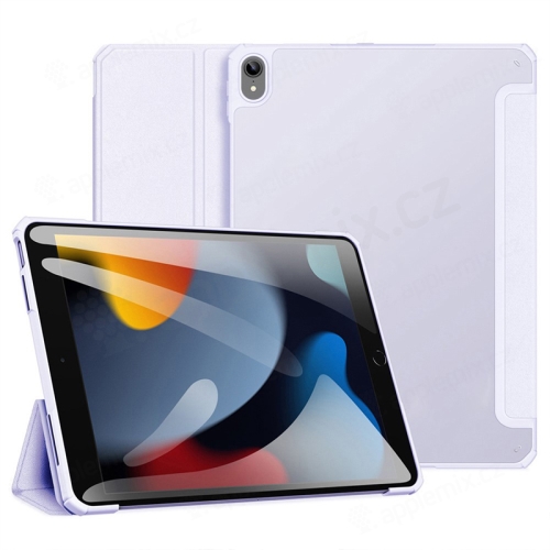 Puzdro DUX DUCIS Copa pre Apple iPad 10 (10,9") - stojan + priehľadná zadná strana - syntetická koža - fialové