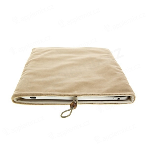 Ochranné pouzdro pro Apple iPad / iPad 2 semišové - béžové