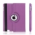 Pouzdro / kryt pro Apple iPad 2. / 3. / 4.gen  - 360° otočný držák - tmavě fialové
