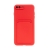 Kryt pre Apple iPhone 7 Plus / 8 Plus so slotom na platobnú kartu - silikónový - červený