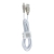 Synchronizačný a nabíjací kábel Lightning pre zariadenia Apple - šnúrka - biely - 2 m