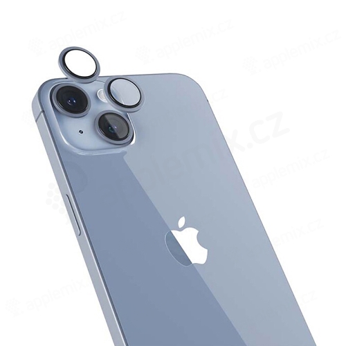 Tvrdené sklo EPICO pre Apple iPhone 14 / 14 Plus - na objektív fotoaparátu - modré