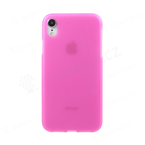 Kryt pro Apple iPhone Xr - gumový - matný - růžový