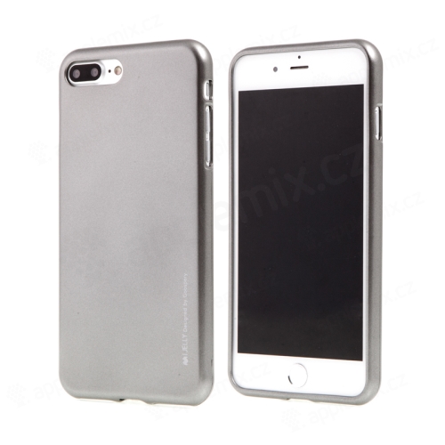 Kryt MERCURY iJelly pro Apple iPhone 7 Plus / 8 Plus - gumový - šedý - matný