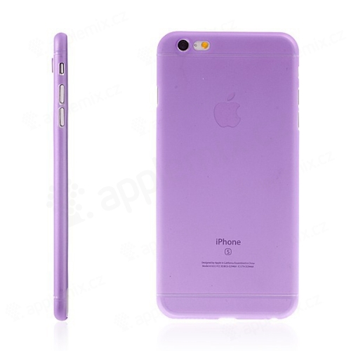 Kryt pro Apple iPhone 6 Plus / 6S Plus plastový tenký ochrana čočky fialový