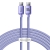 Synchronizačný a nabíjací kábel BASEUS pre Apple iPad / MacBook - USB-C - 2 m - fialový